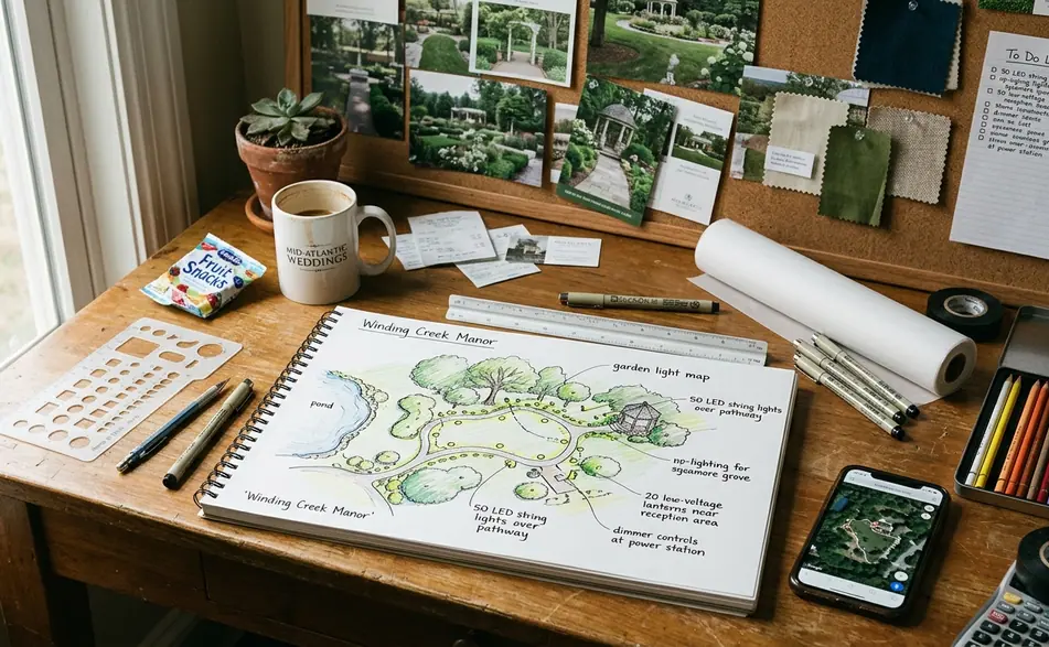 Image showing garden_light_map
